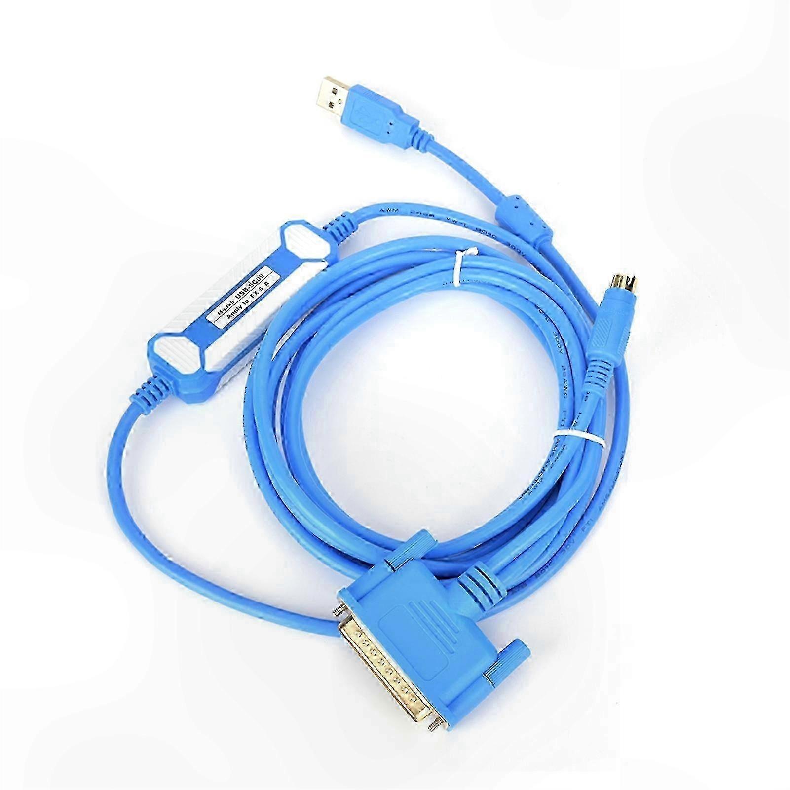 FX Series PLC Data Transfer Adapter USB Programming Cable