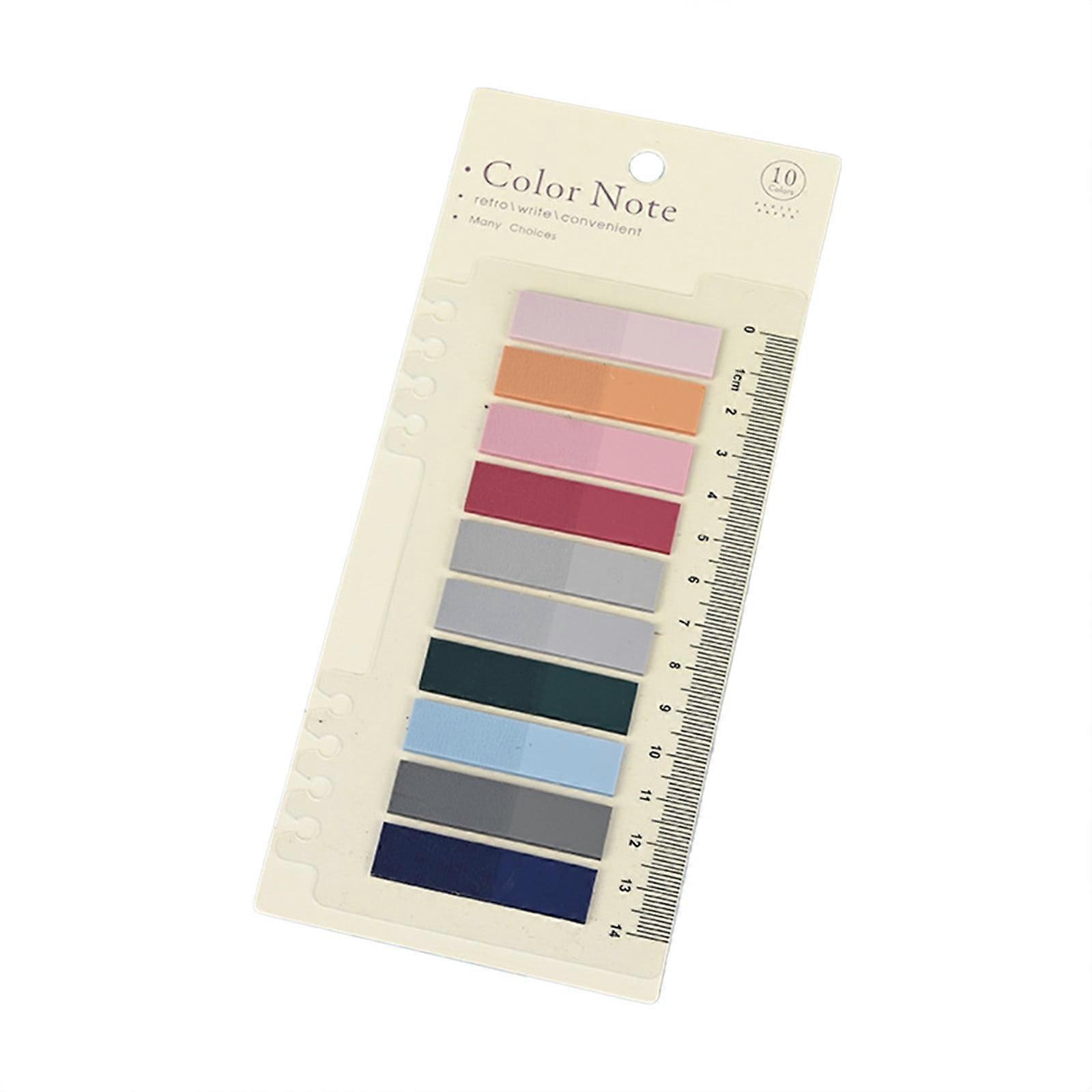 Sticky Note Index Marker Sticker Morandi Translucent Creative Notes Students Focus On Note Classification Notes N Times