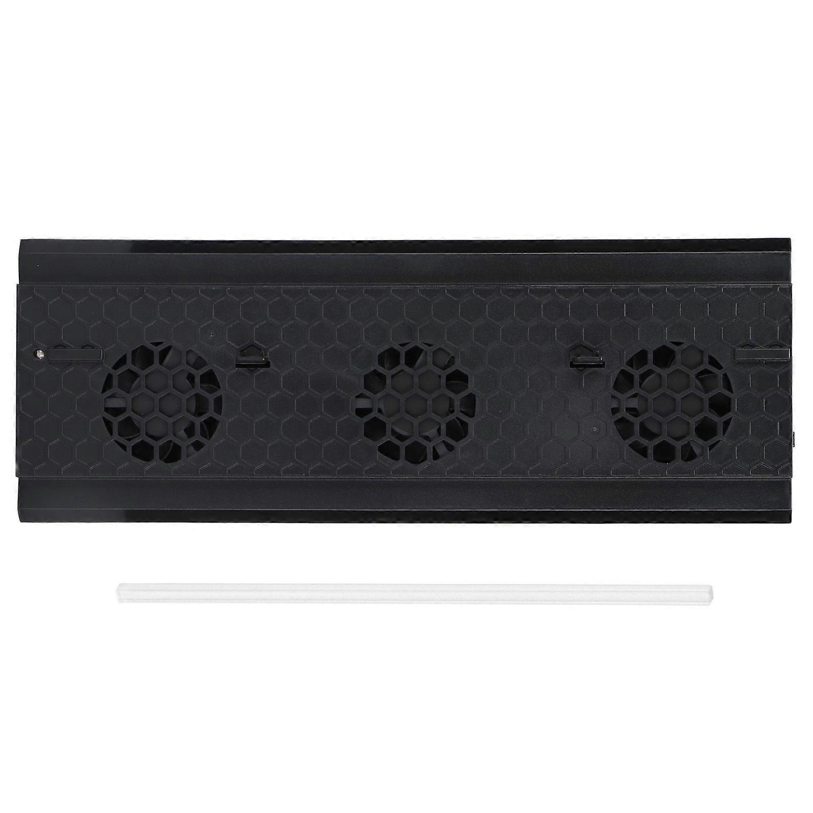 Cooling Stand Vertical Game Console Cooling Station with Light Bar for Xbox One X