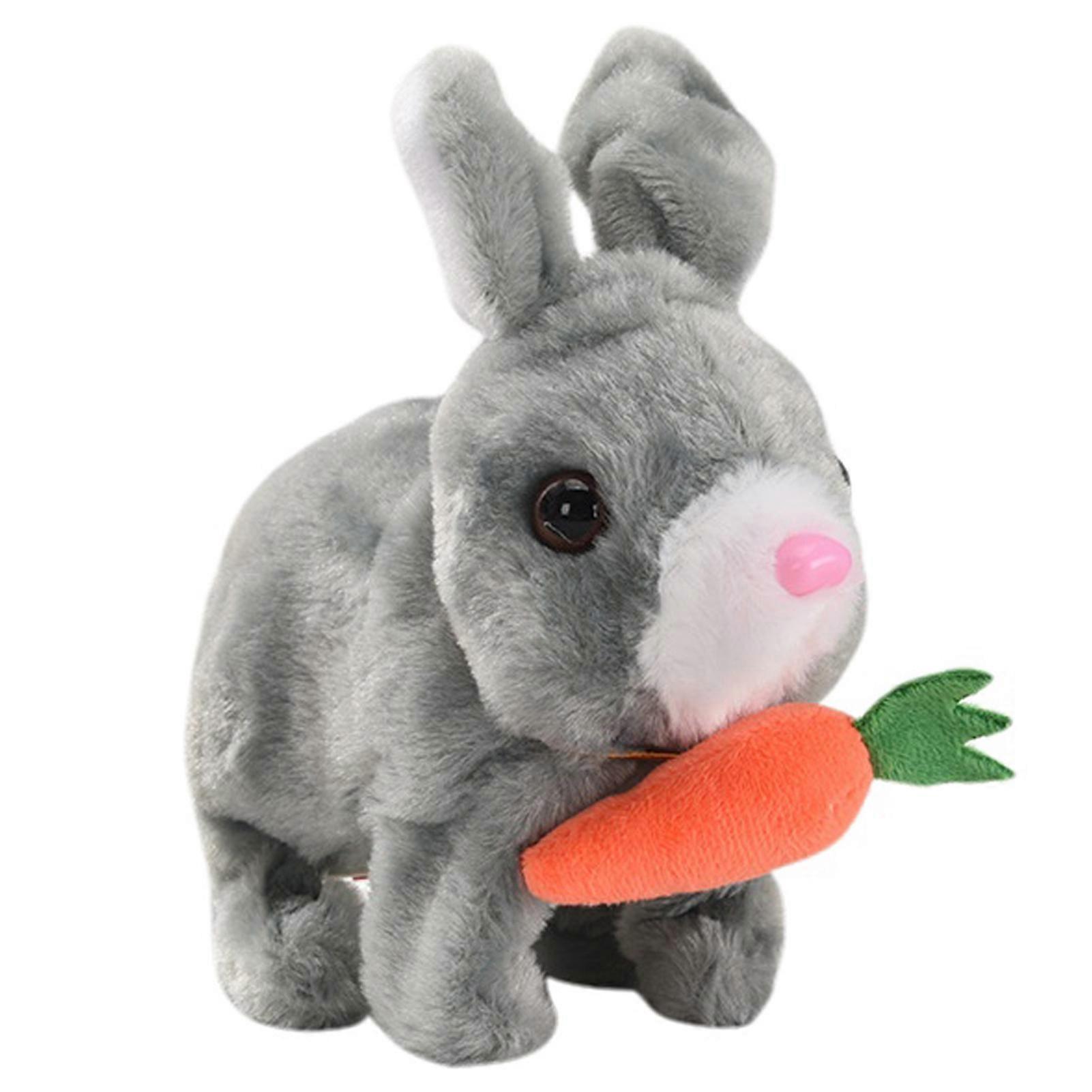 P Shake Ears Simulation Rabbit Jumping And Bouncing Action P Electric Rabbit Simulation Pet