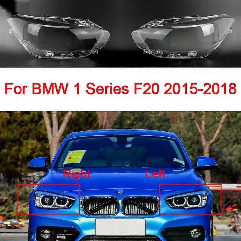 Apply Car Front Headlight Glass Cover For BMW 1 Series F20 2015 2016 2017 2018 Plexiglass Headlamp Shell Left/Right Side Lens Cover