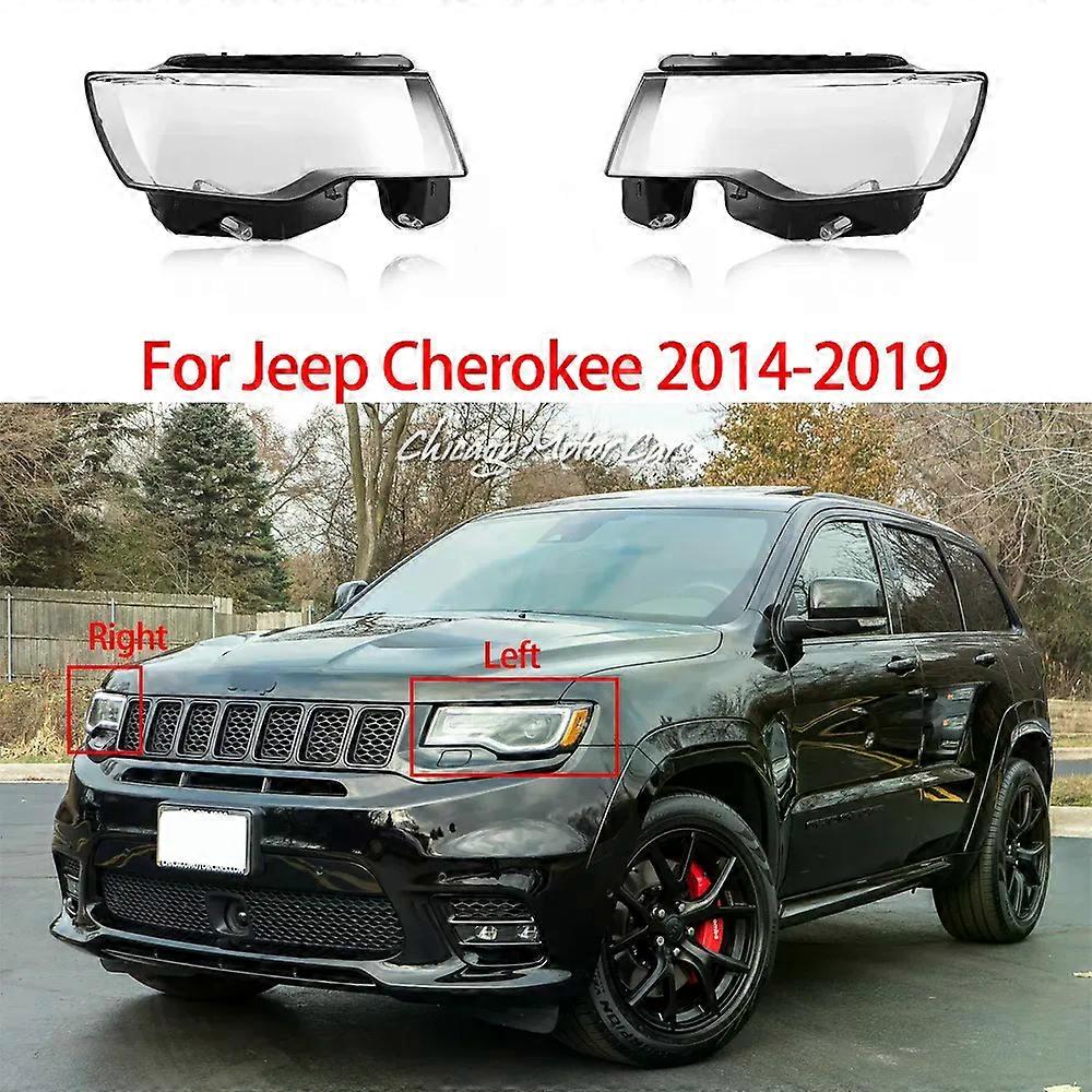 Apply For Jeep Grand Cherokee 2014-2019 Headlamp Cover Transparent Glass Lamp Headlight Shell Lens Plexiglass Replace Lampshade