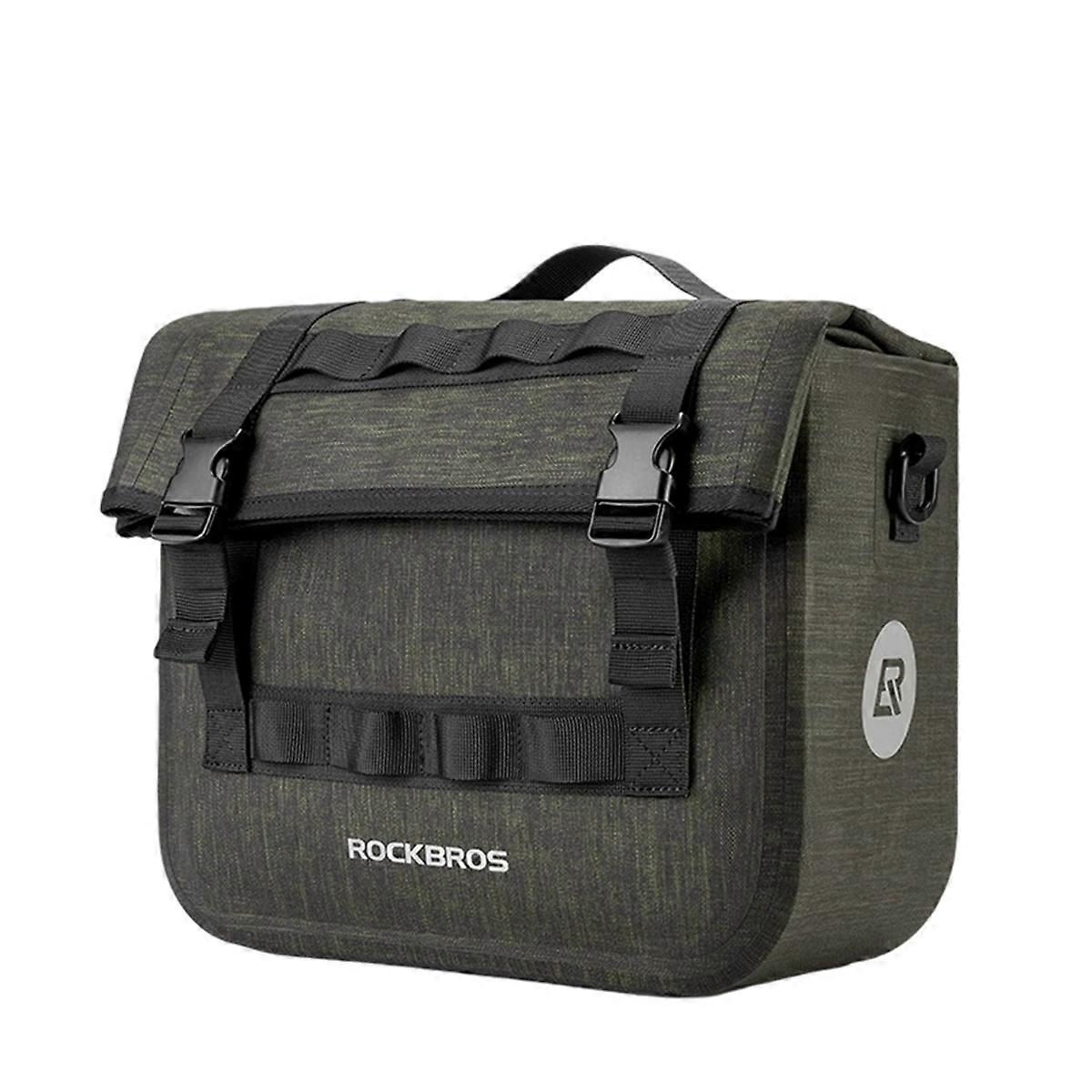  Bicycle Front Bag 15L Waterproof Saddle Bag,