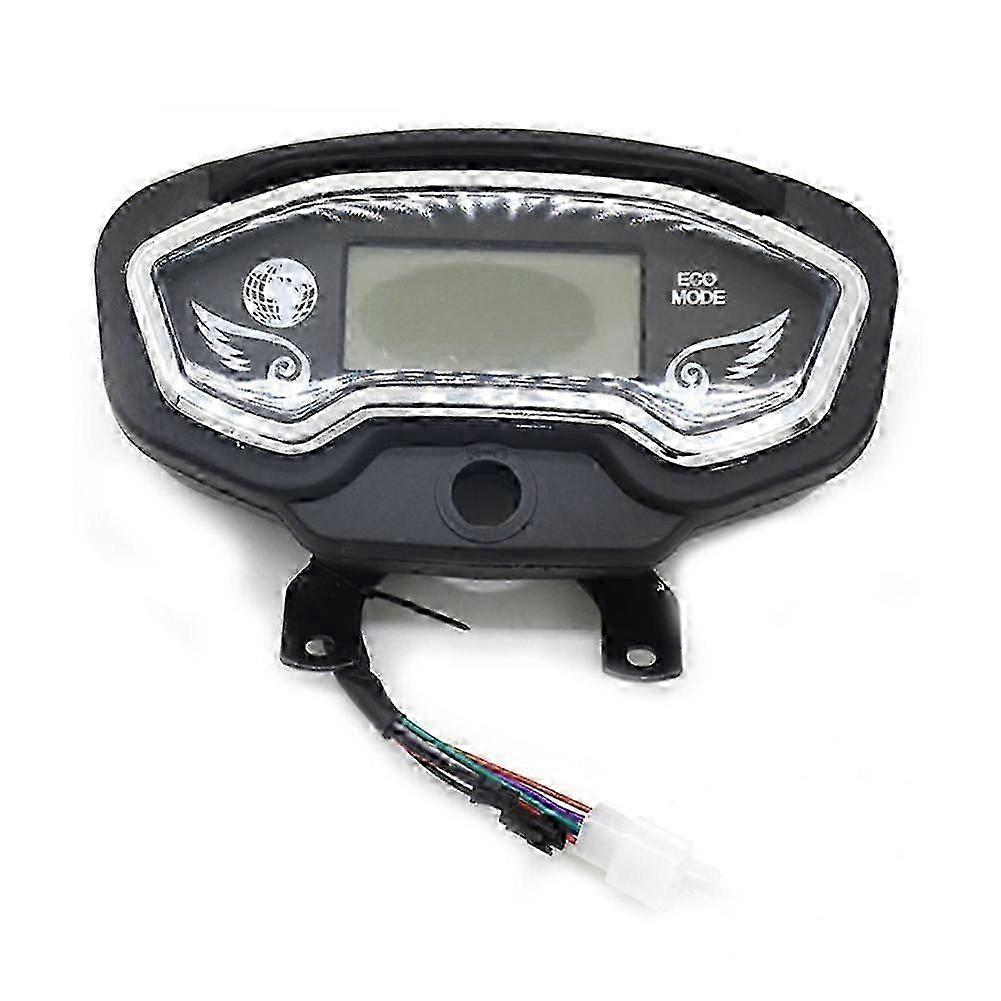 48-72V elektrisk trehjuling LCD-display Indikator Hastighetsmätare Instrumentpanel Effekt Hastighet Batteri, Gl