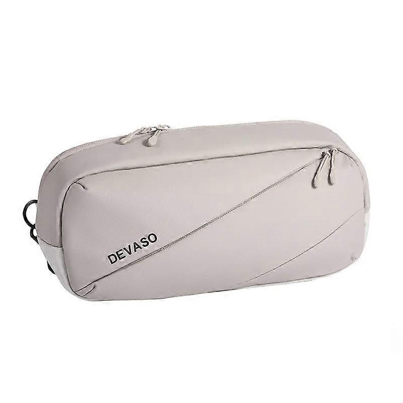DEVASO Handheld Universal Storage Bag Crossbody Bag Silver Enlarge