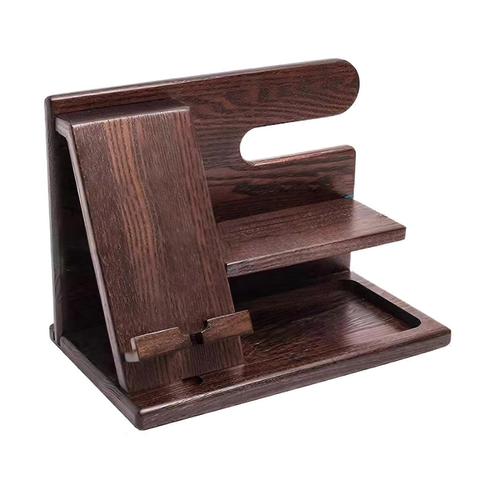 Wood Docking Station For Men Solution For Tidy Workspace Wood Phone Docking Station For Men