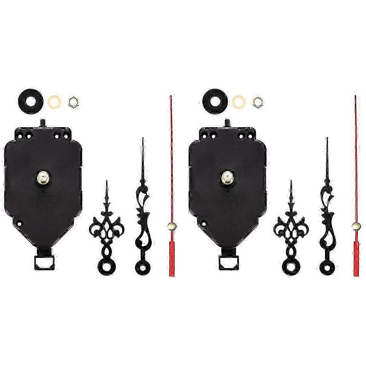 2 Set Quartz Clock Movement Kit Replacement Parts