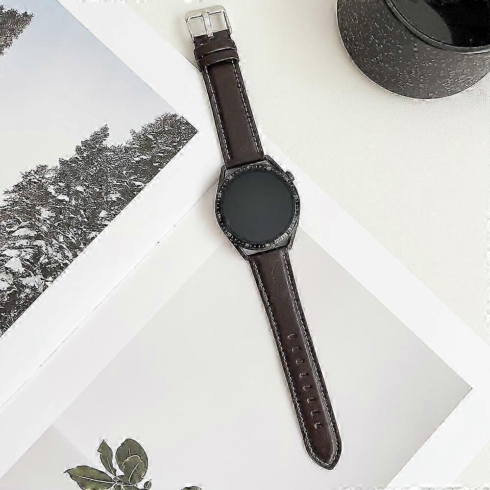 xDfind Platt Crazy Horse Läder Pin Spänne Klockband