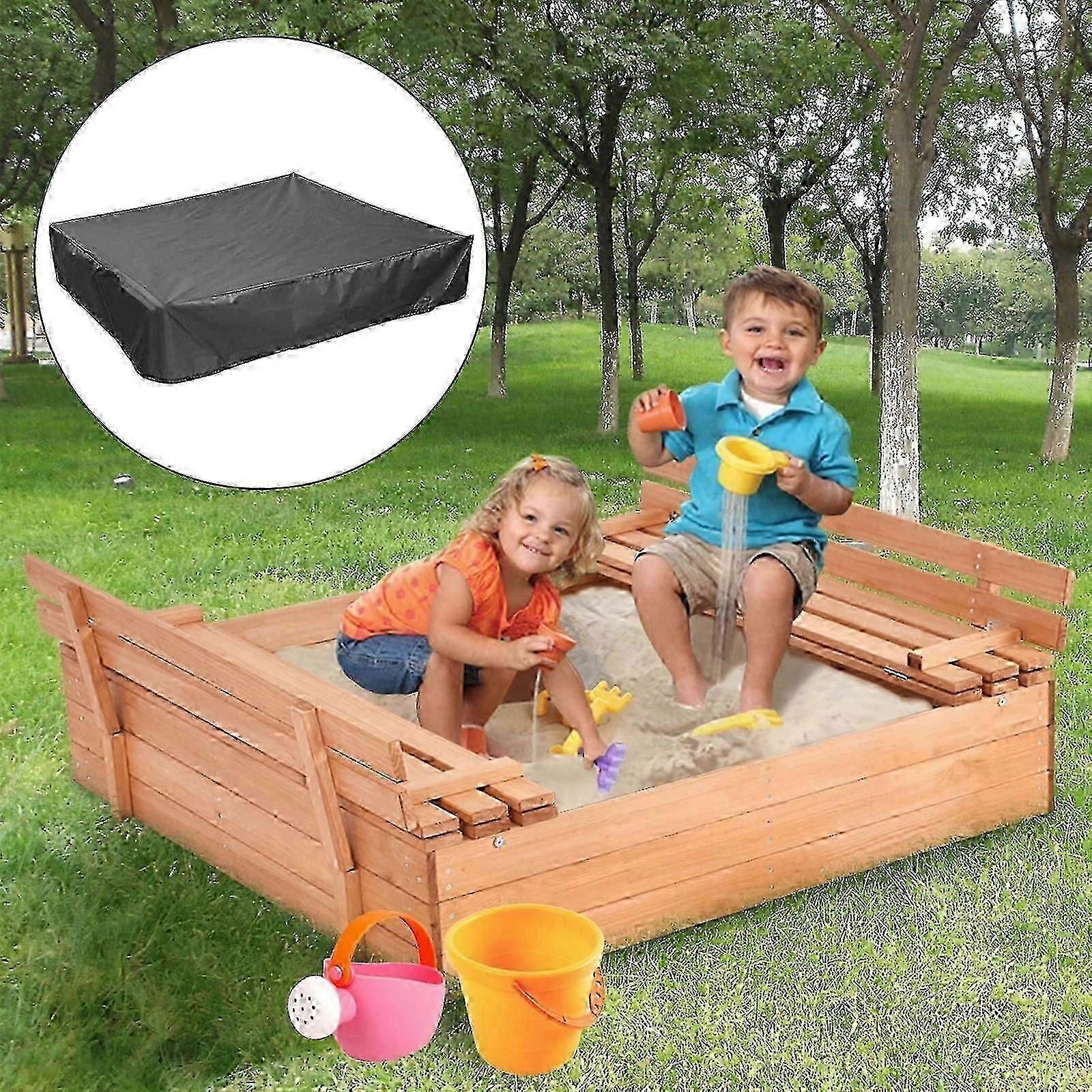Waterproof Square Sandbox Canopy - Protect Sandpit & Toys From Dust And Rain