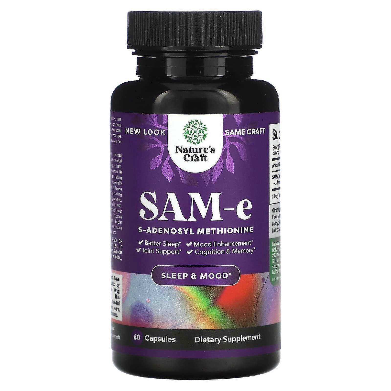 SAM-e, 60 Capsules