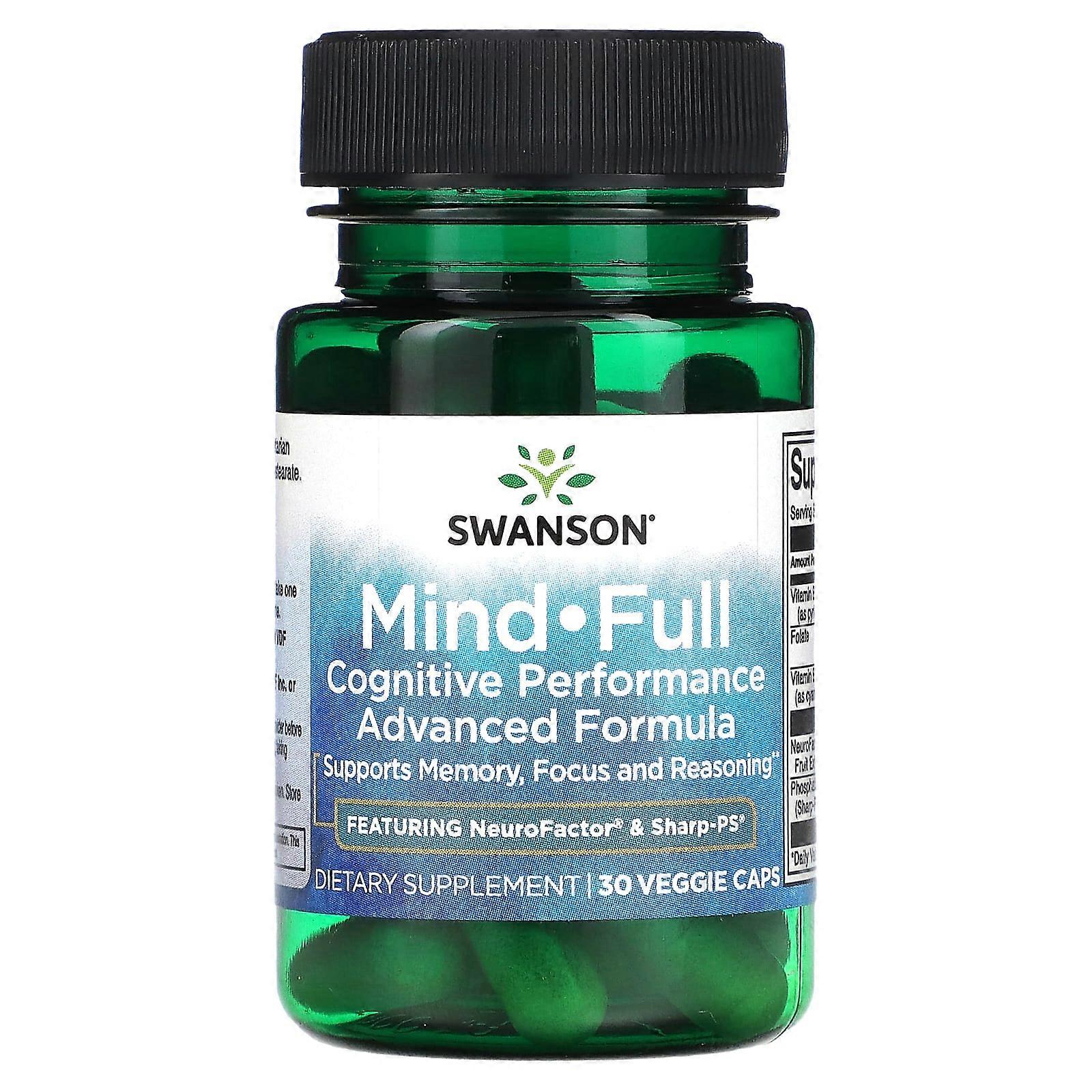 Mind-Full, Cognitive Performance, Advanced Formula, 30 Veggie Caps
