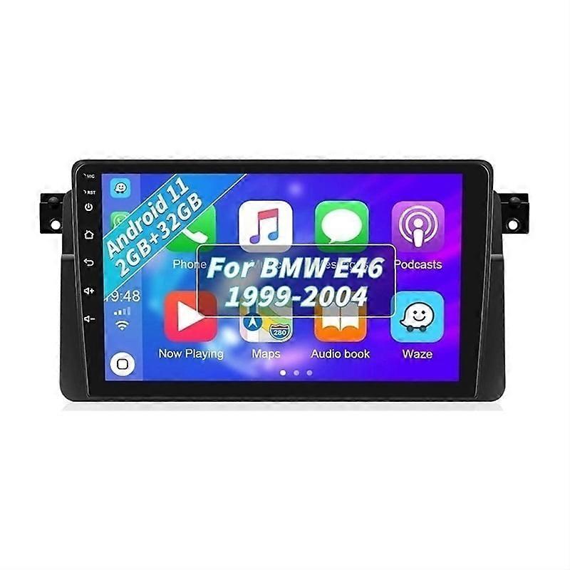 Stereo Radio for BMW E46 1999-2004 Android Carplay 2+32G