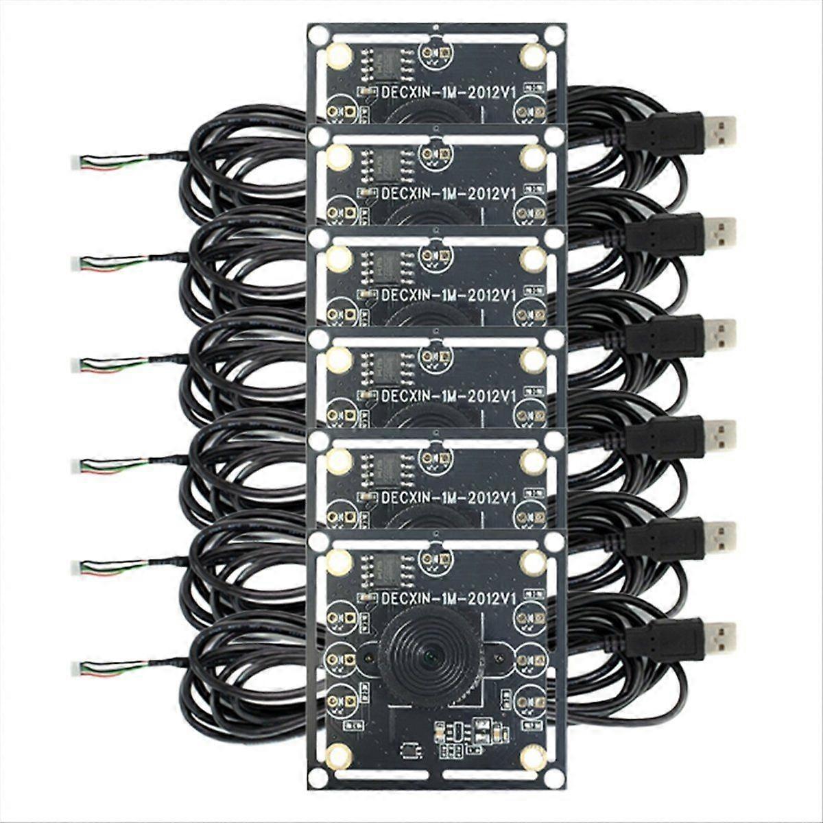 New 6Pcs 100 Degree Camera Module with 2 Meter Cable for WinXP/7/8/10