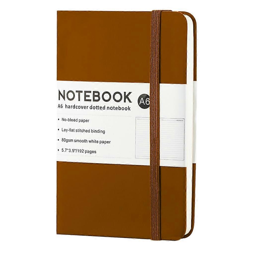 PU Notebook Business Notepad Journal with Elastic Strap Closure Pen Slot
