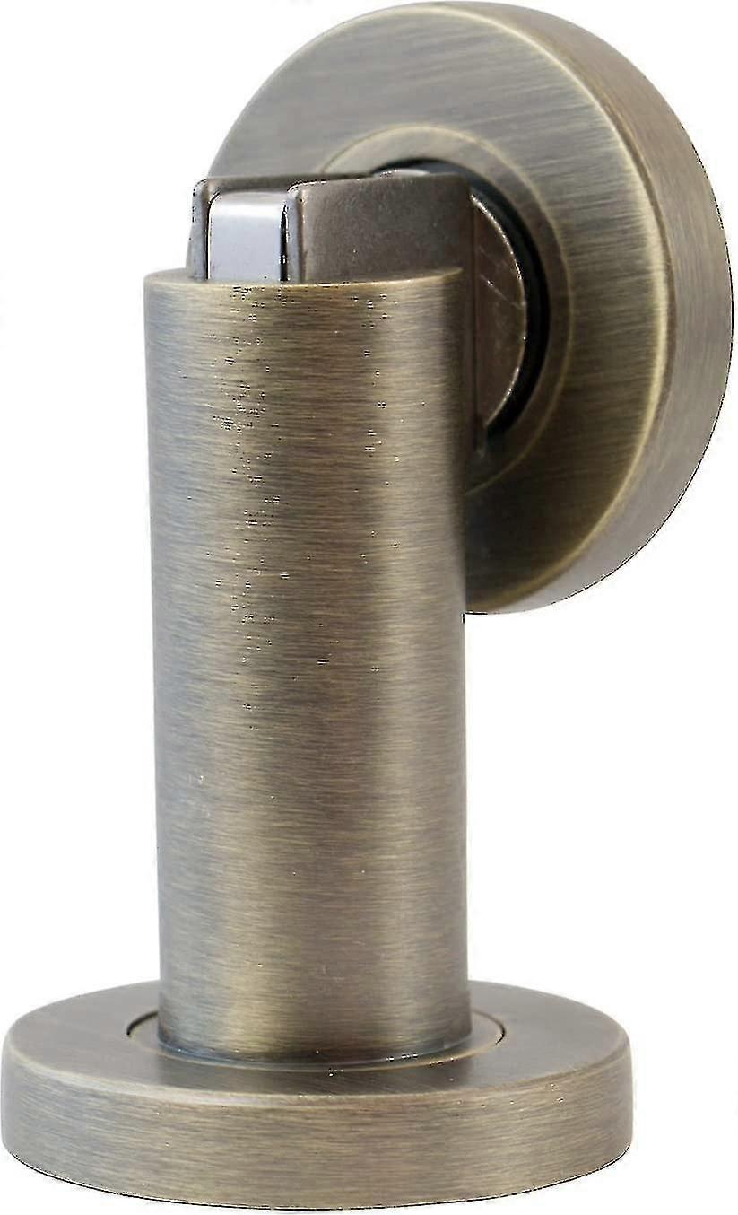 Magnetic Door Stopper with Ancient Design and Fixing Material for Floor and Wall, Size: 5cm x 8.4cm