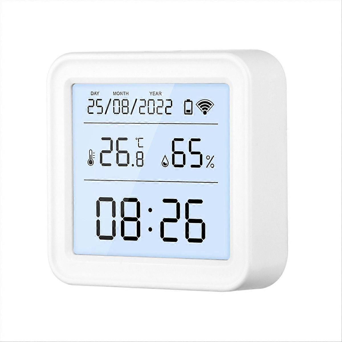 Tuya Zigbee Temperature Humidity Sensor Hygrometer Thermometer Detector Smart Life Remote Control S