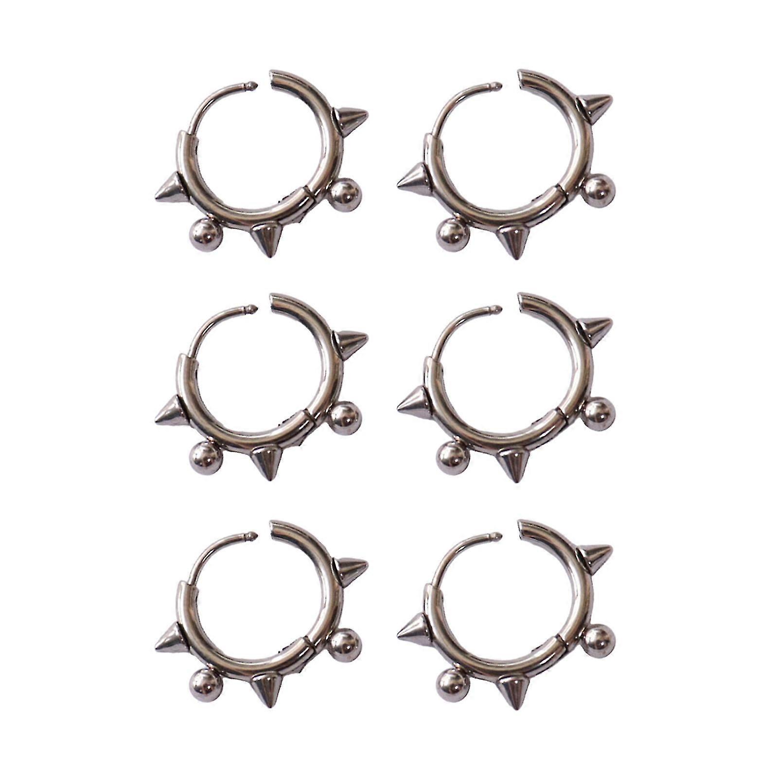 Rivet Stud Earrings Modern Ear Accessory for Women's