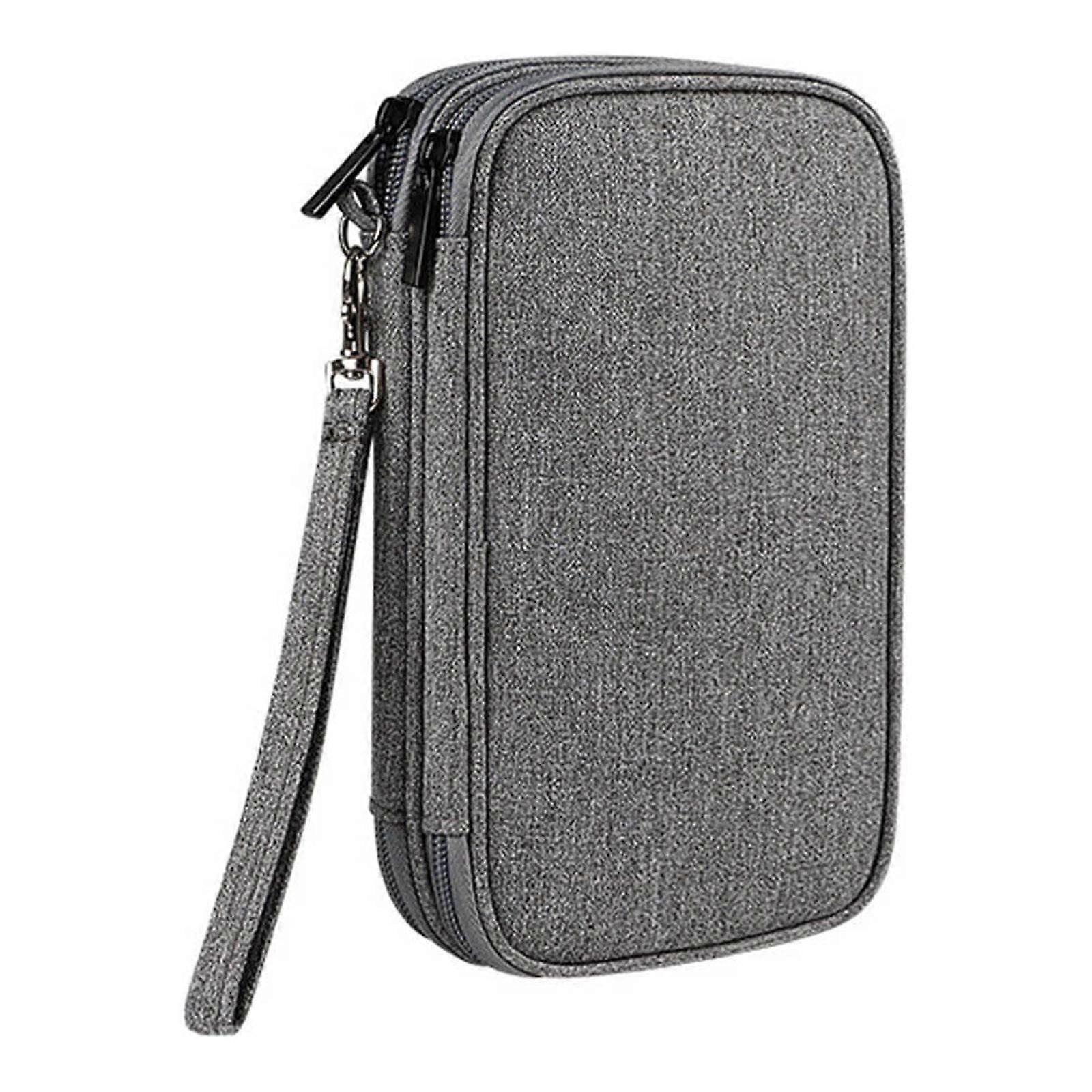 Multi-layer Protective Sleeve for Power Hard Disk, U Disk, Headset, Data Cable - Compatible with Various Digital Accessories