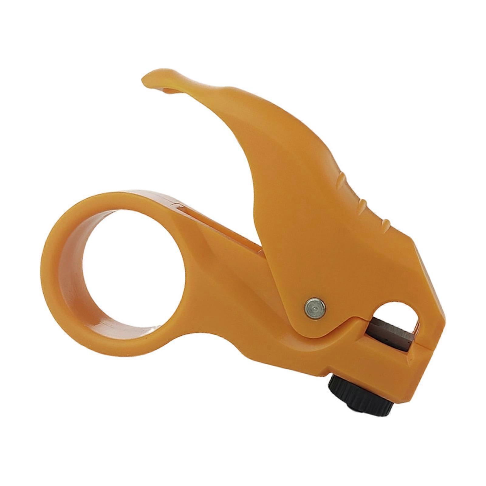 Precise Wire Stripping Tool Adjustable and With Ergonomic Handle Safety Lock For Electrician Tool Cable Stripper  Yellow
