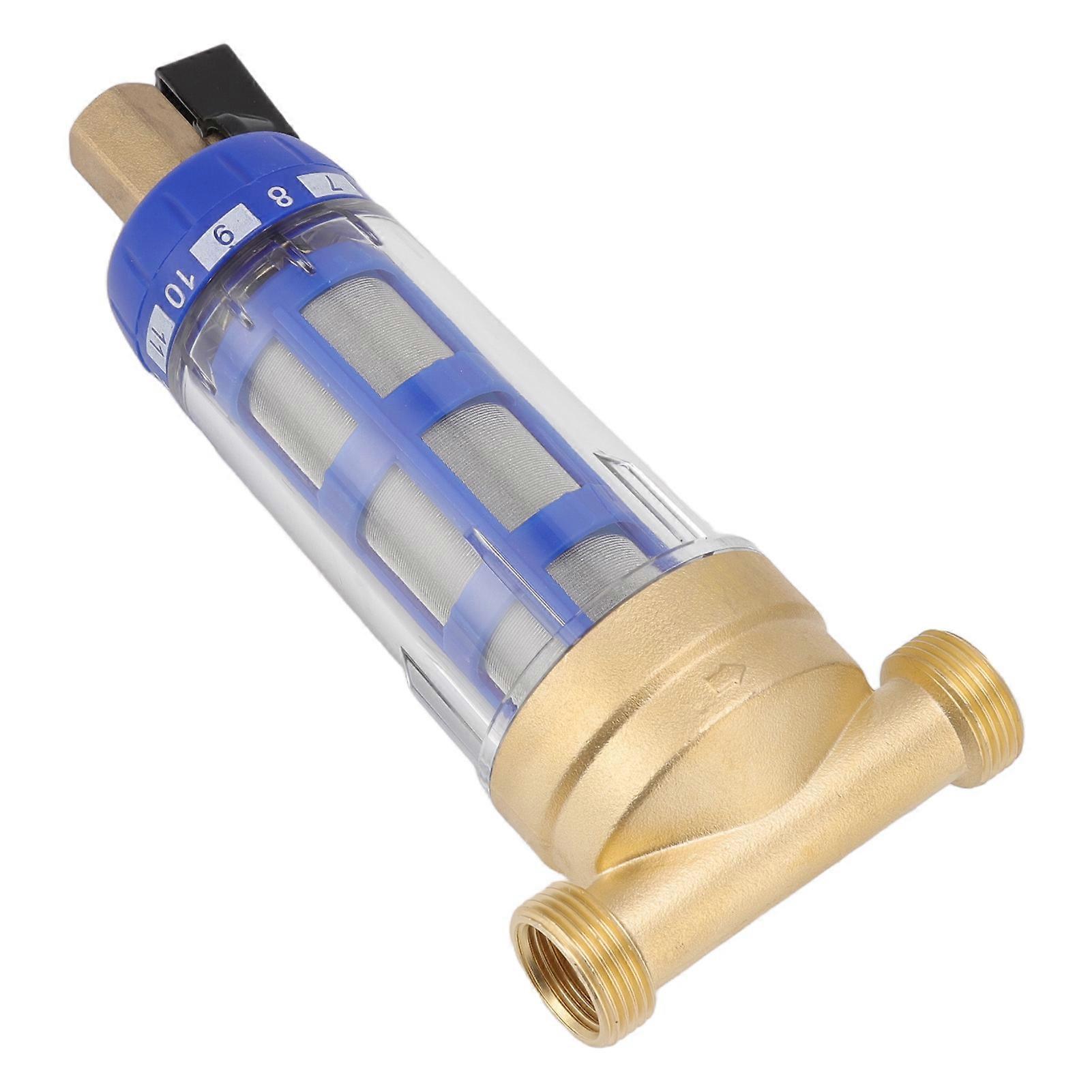 Whole House Spin Down Sediment Water Filter Refined Copper Head Spin Down Sediment Prefilter