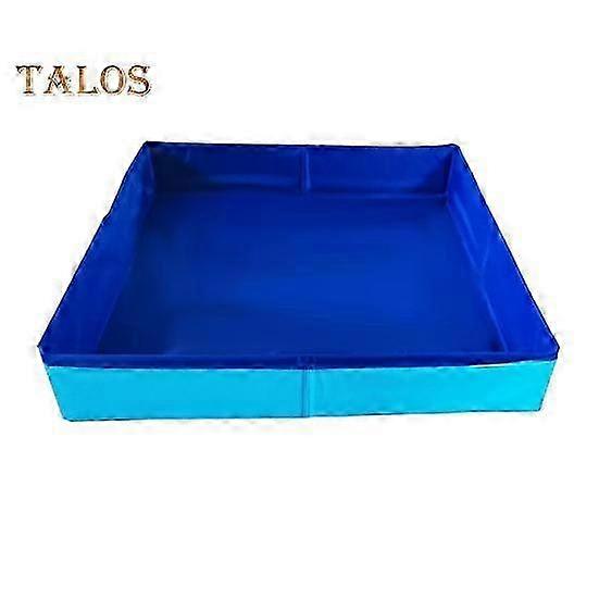 Foldable sandbox for kids with reinforced base and portable design