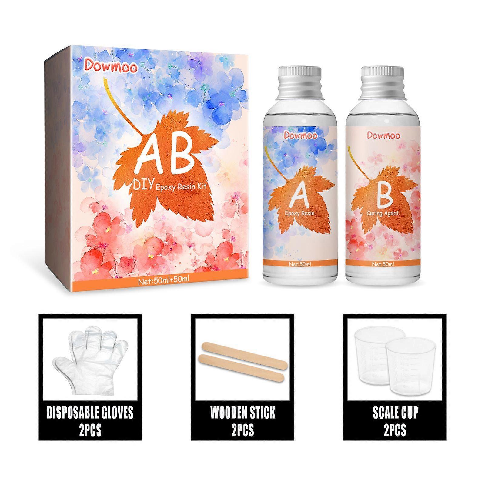 Handmade Crystal Ab Resin Glue Contains Glue A