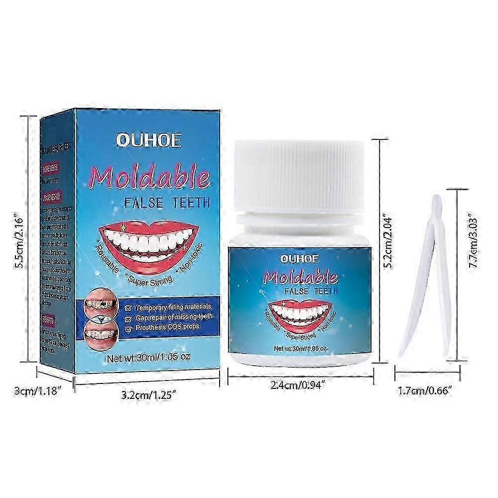 Tooth Repair Kit Missing And Broken Teeth Replacements Missing Chipped And Broken Tooth Gaps Temporary Replacement Kit