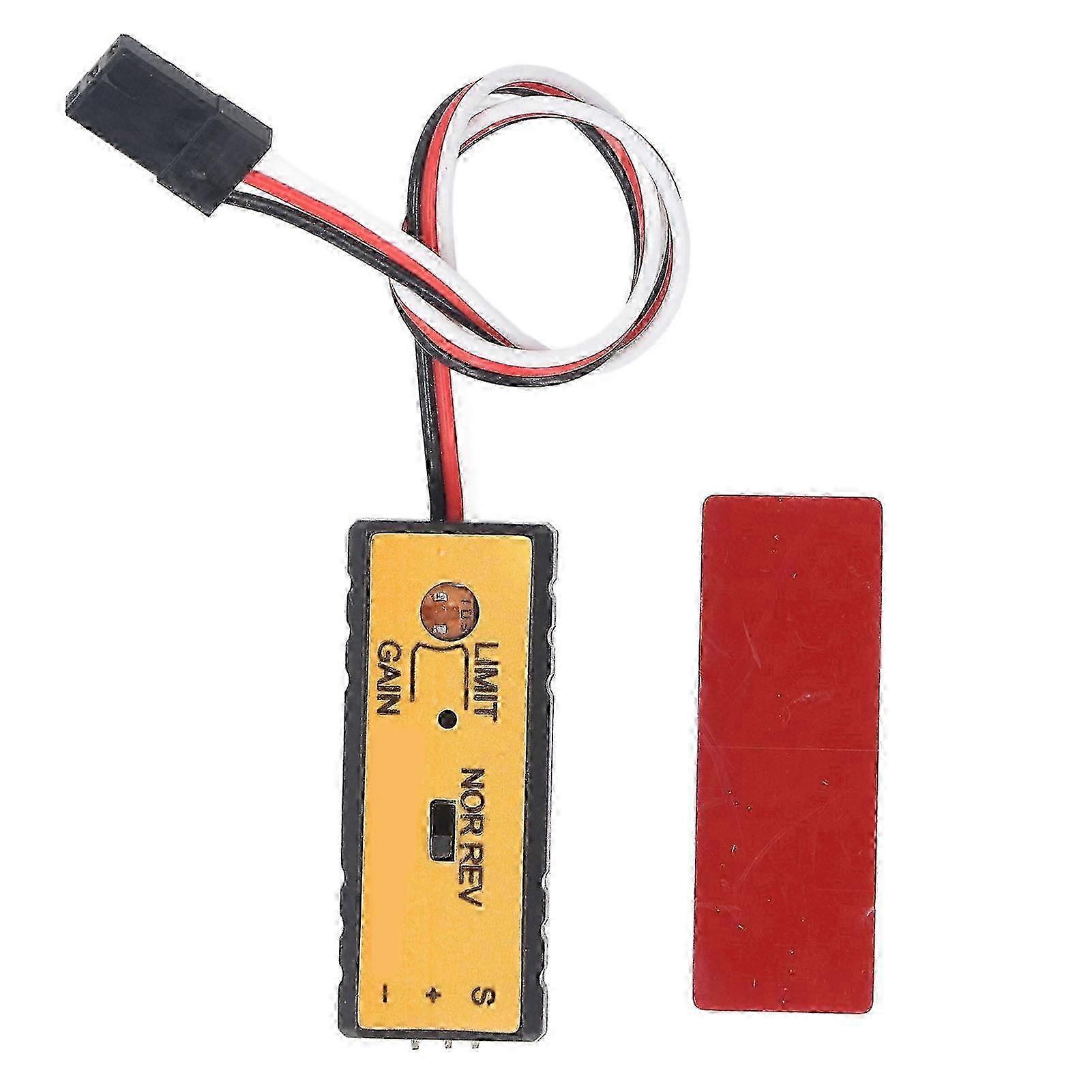 High Stability Drift Car Dual Axis Gyroscope RC Vehicle Gyroscope RC Model Parts 4-6V Adjustable Gain Reliable Performance Durable Materia