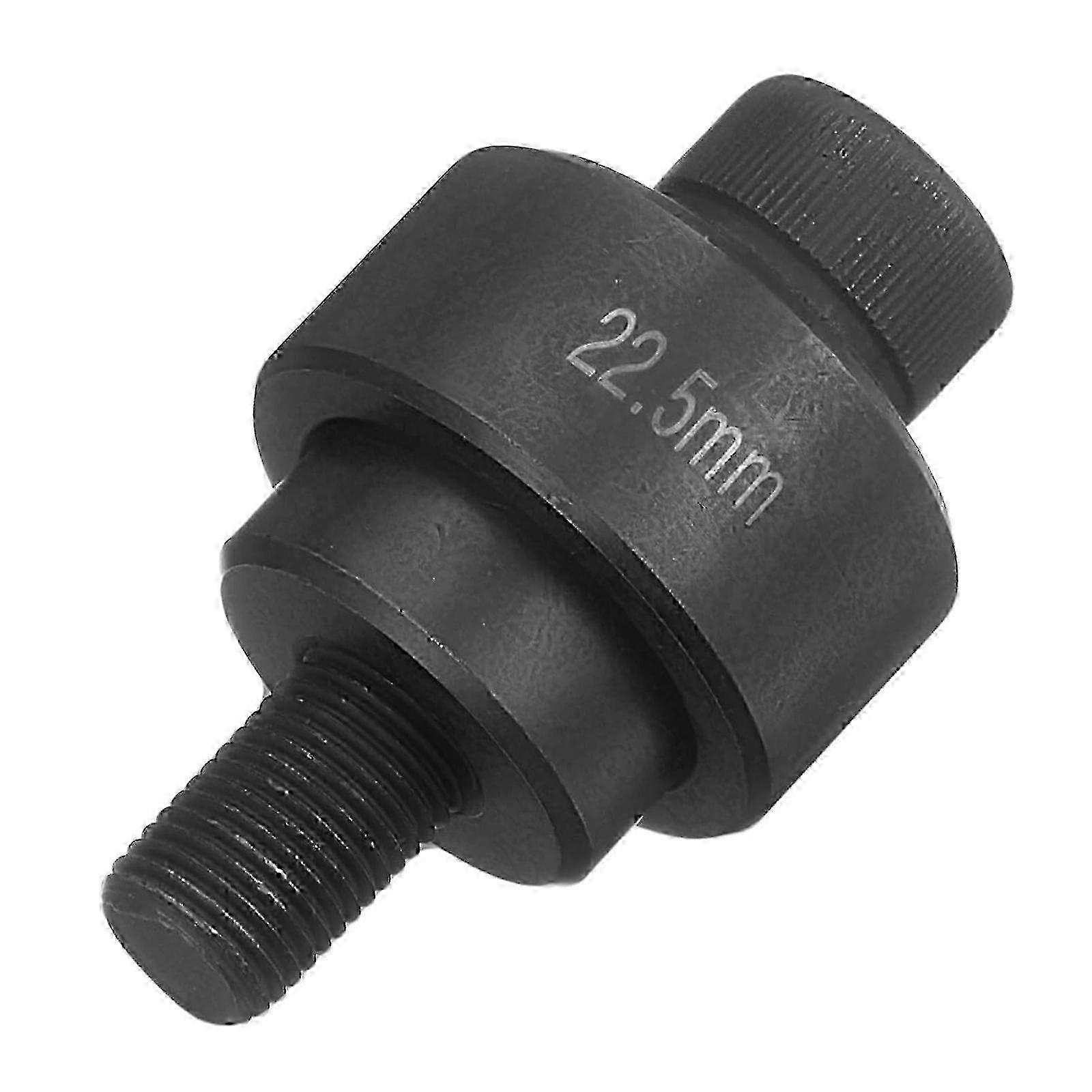 Hexagon knockout punch for manual sheet metal hole cutting