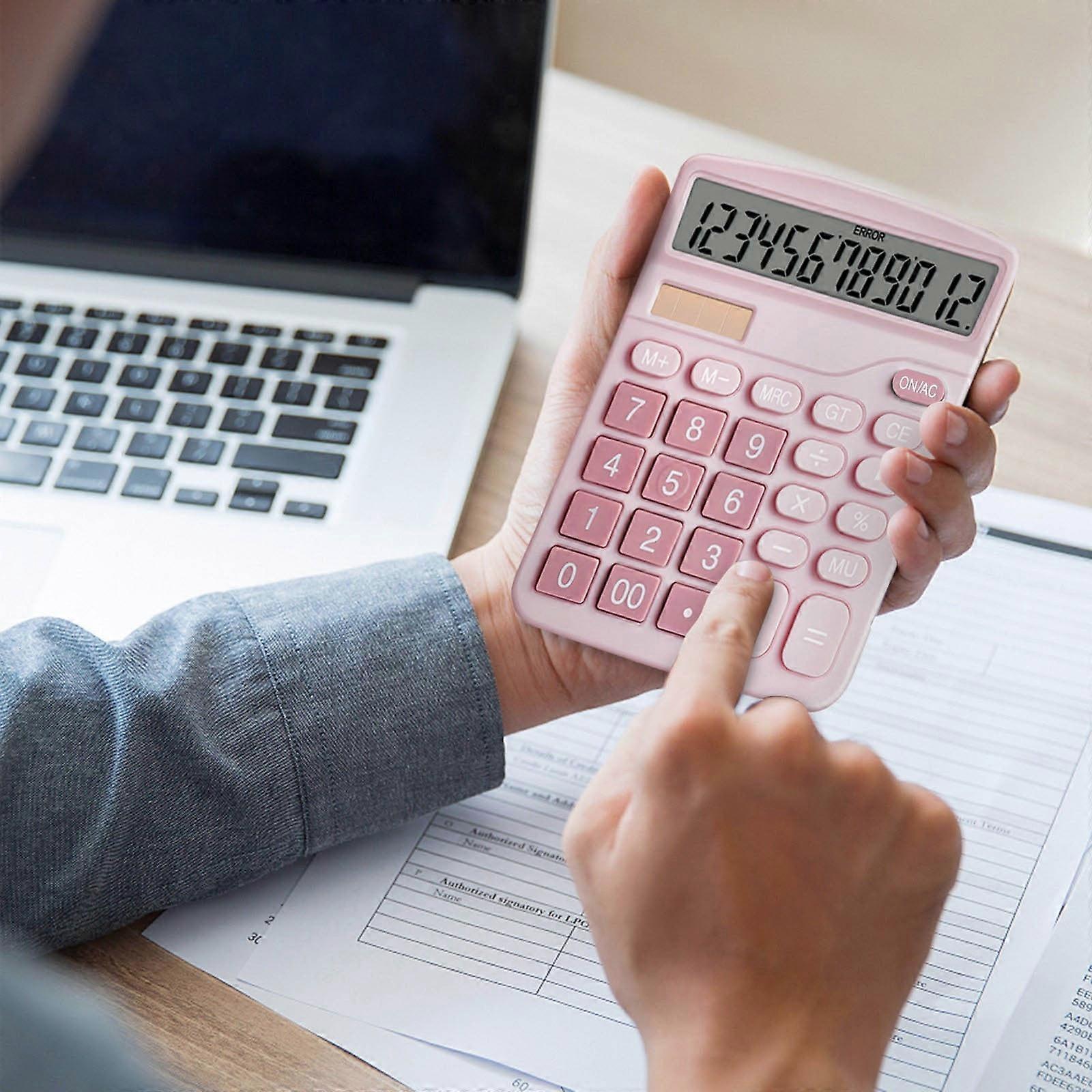 Cyber_Monday Deals 2024 Viflosae Calculator 12 Digit Desktop Basic Calculato-Power with Large LCD Display Electronics Gadgets