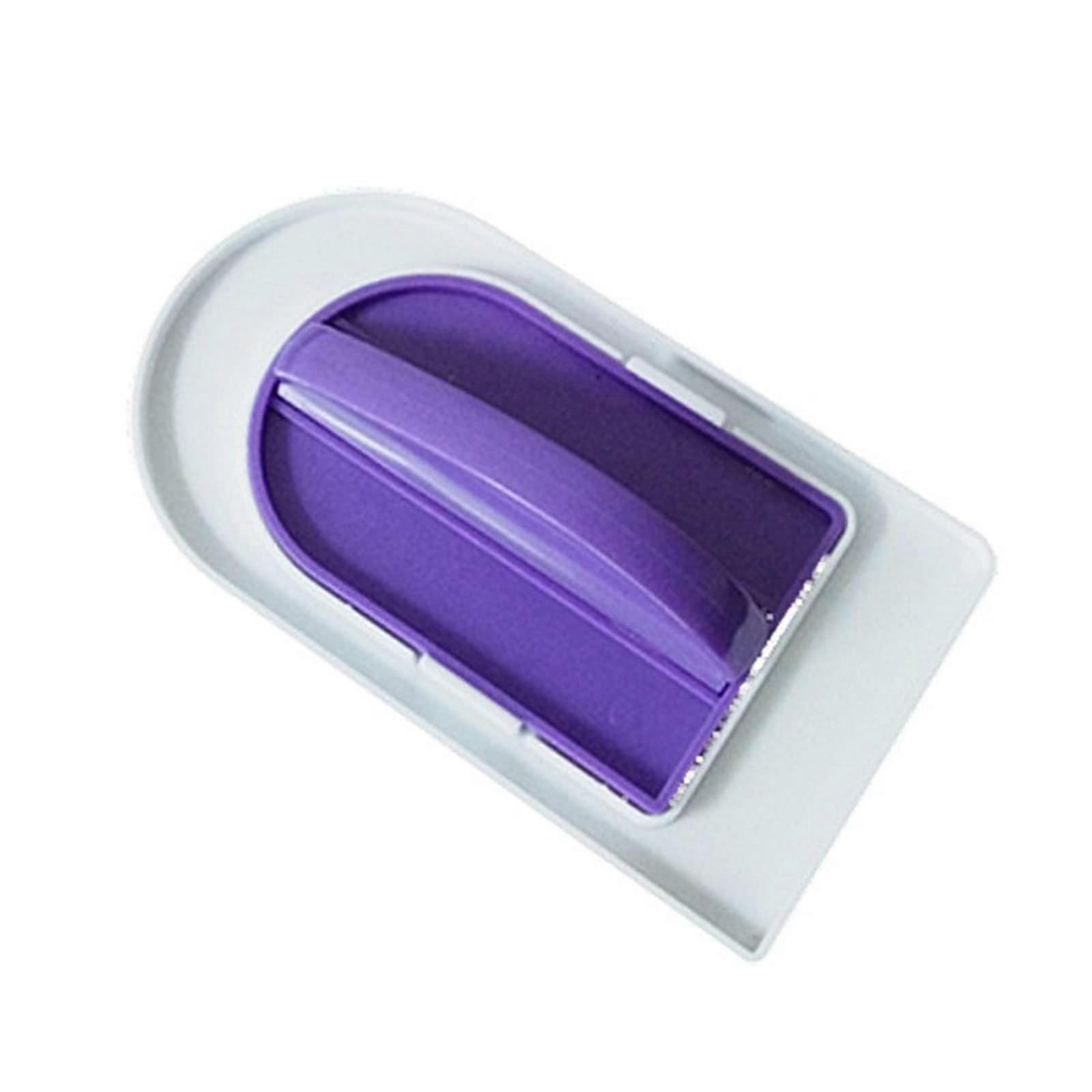 Twocolor Cake Cream Leveler Removable Flat Leveler Kitchen Baking Tool Purple And White Cake Smoother