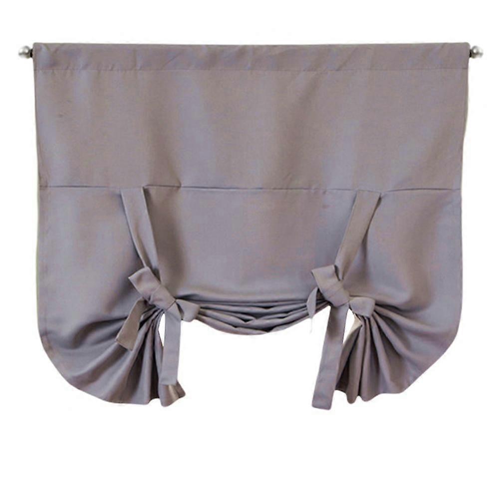 Prettyui Shade And Heat Insulation 5-Color Solid Shade Roman Curtain