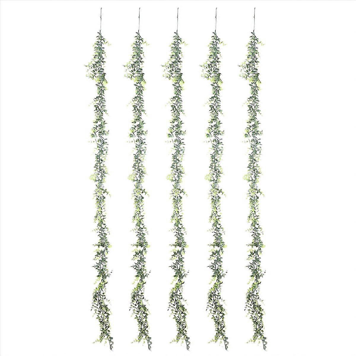 5 Packs 30Ft Artificial Eucalyptus for Wedding Table Backdrop Arch