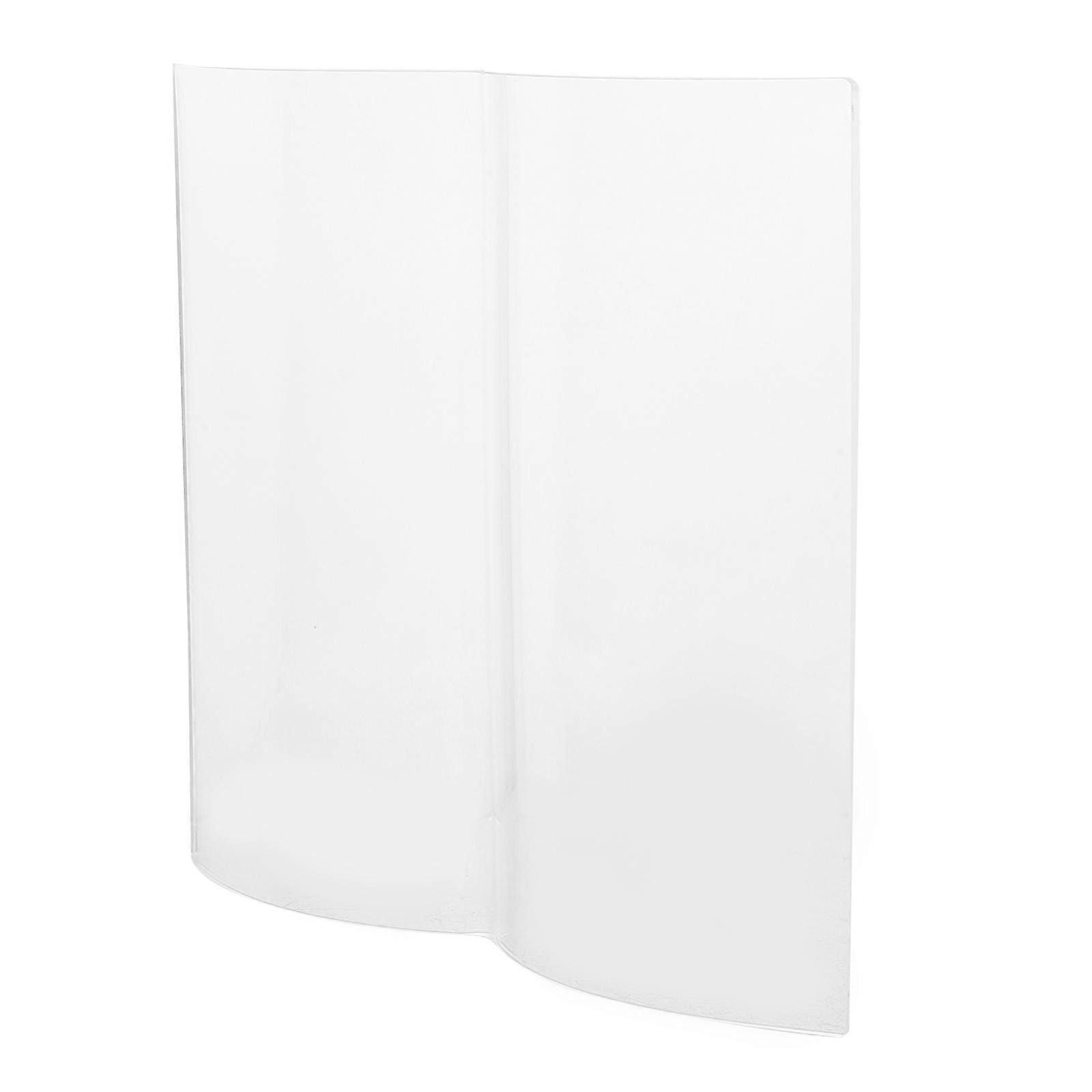 Acrylic Book Weight Page Holder for Office Use with Transparent Fan Shape