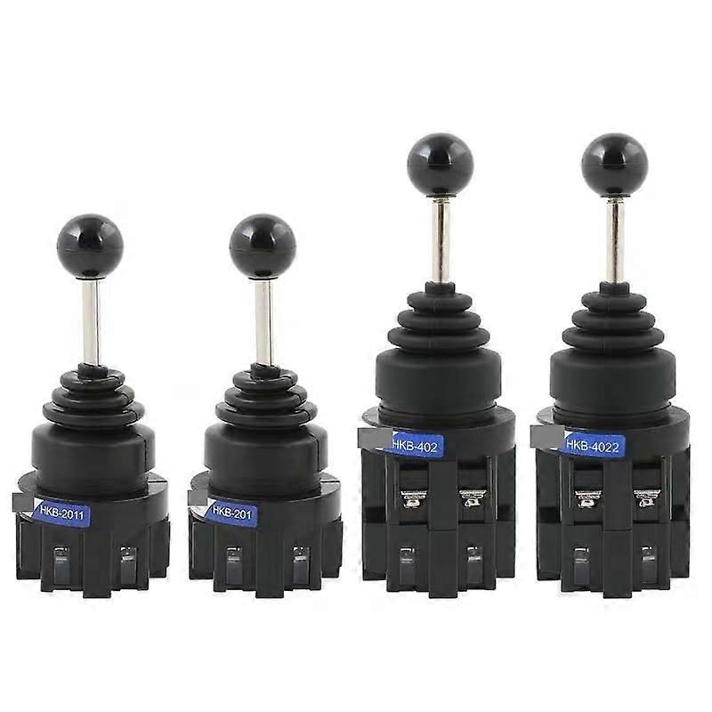 30mm 4Way SelfLocking Monolever Joystick Switch Black for Industrial Control