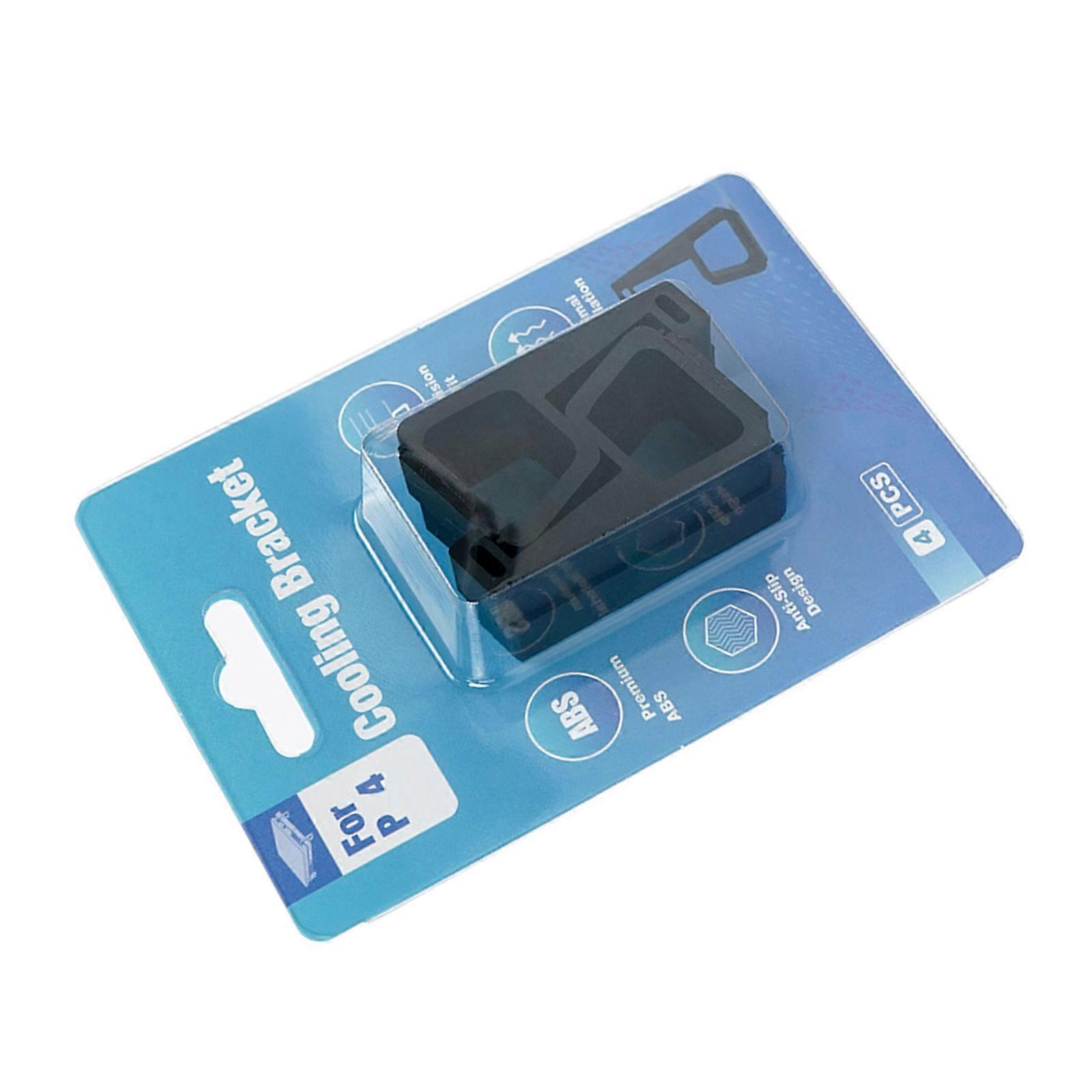 Cooling Base Enhances Airflows Channels Anti Slip Protections Lightweight Material Stand Support for Console Multicolor