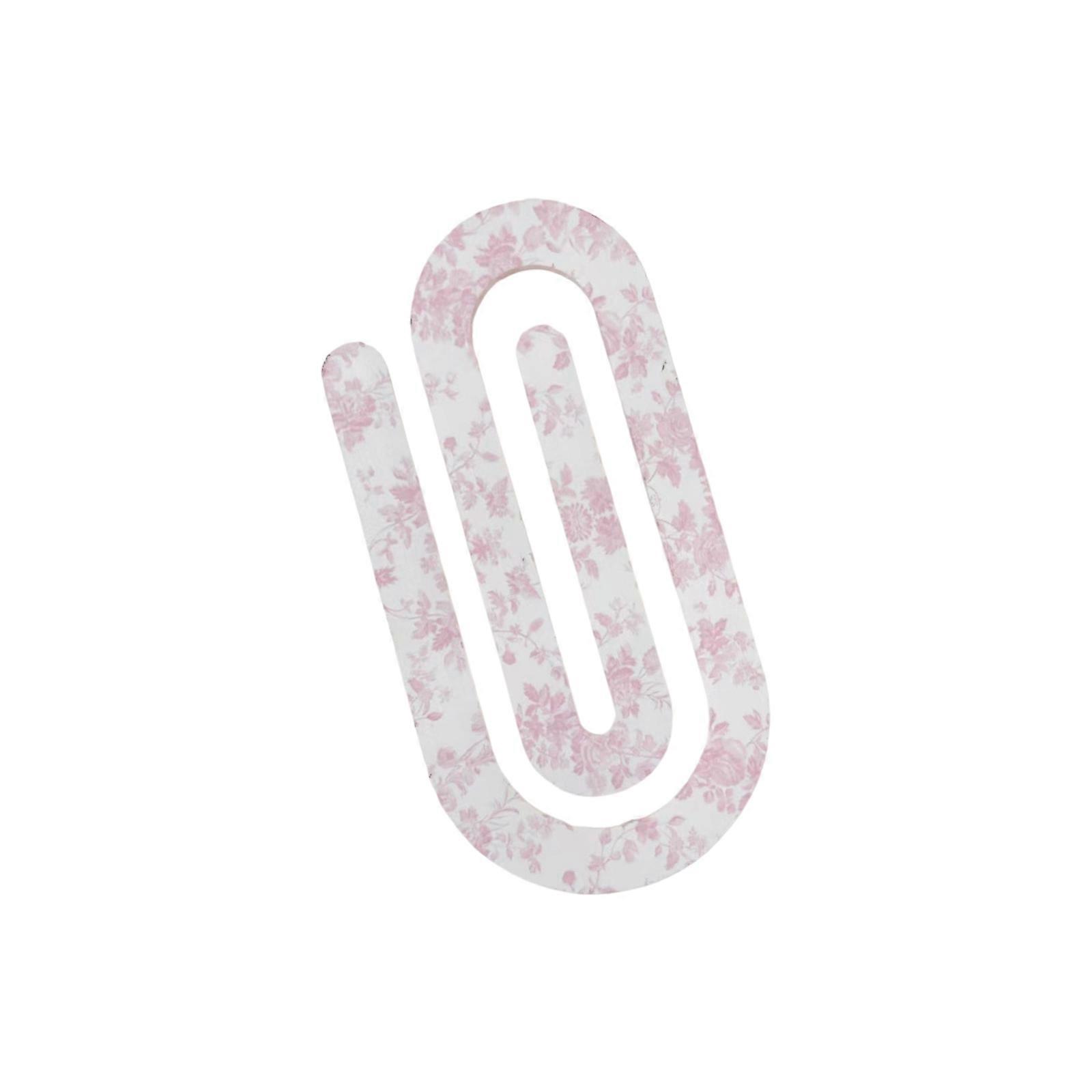 10Pcs Oversized Acrylic Paper Clip Bookmarks Documents Clamp Book Page Marker Clip For Notebooks Planner Reading Aid Multicolor