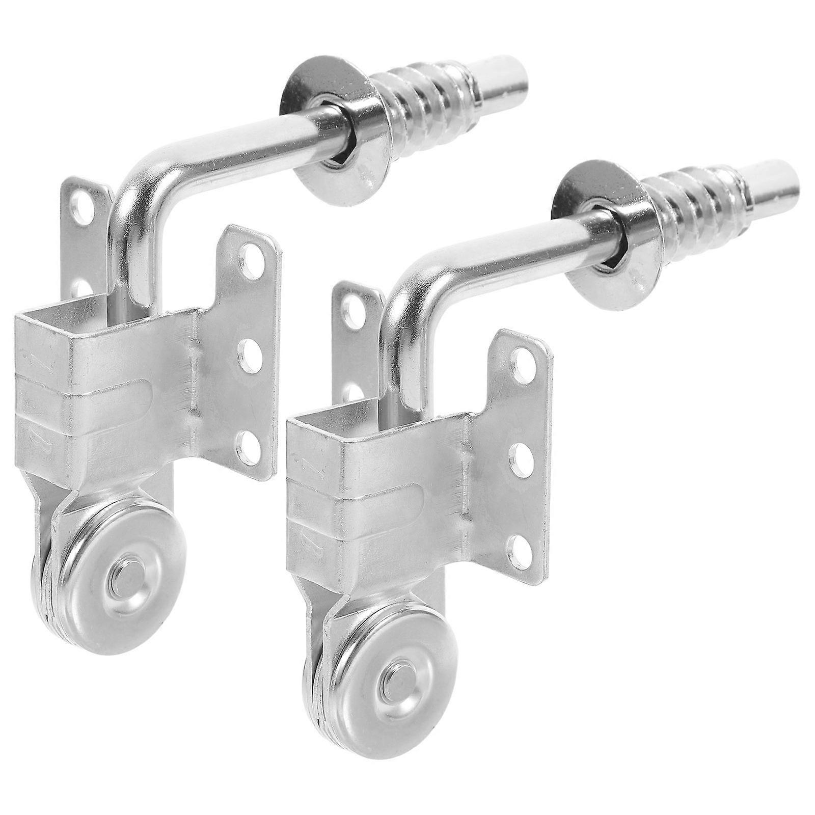 Durable Adjustable Sofa Headrest Hinge for Recliner Function 2Sets Silver