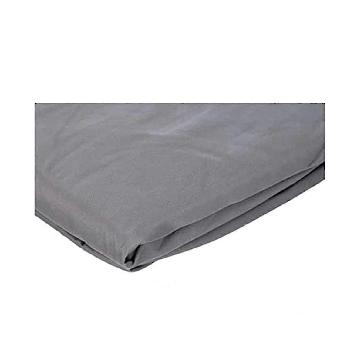 Microfiber , Fitted Sheet,dark Grey, 180 X 200 X 30 Cm