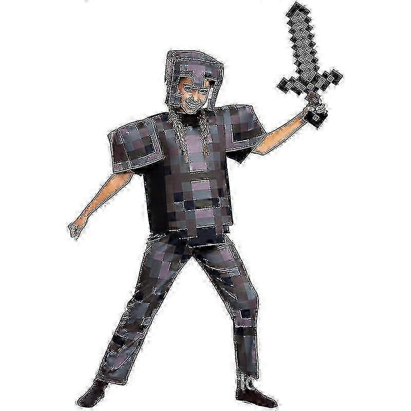 My World Minecraft Diamond Armor Series Cosplay Game Character Performance Costume SHJ