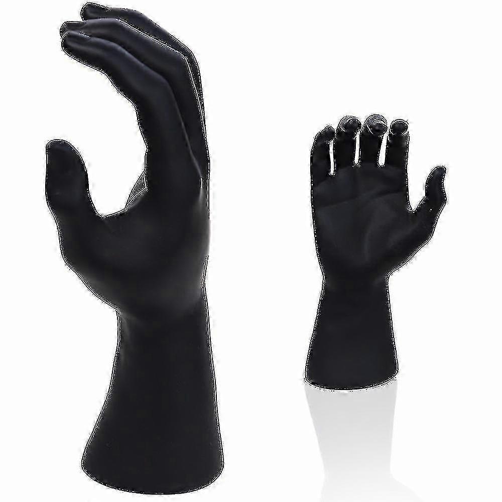 Présentoir noir main pour gants - Mannequin en polypropylène