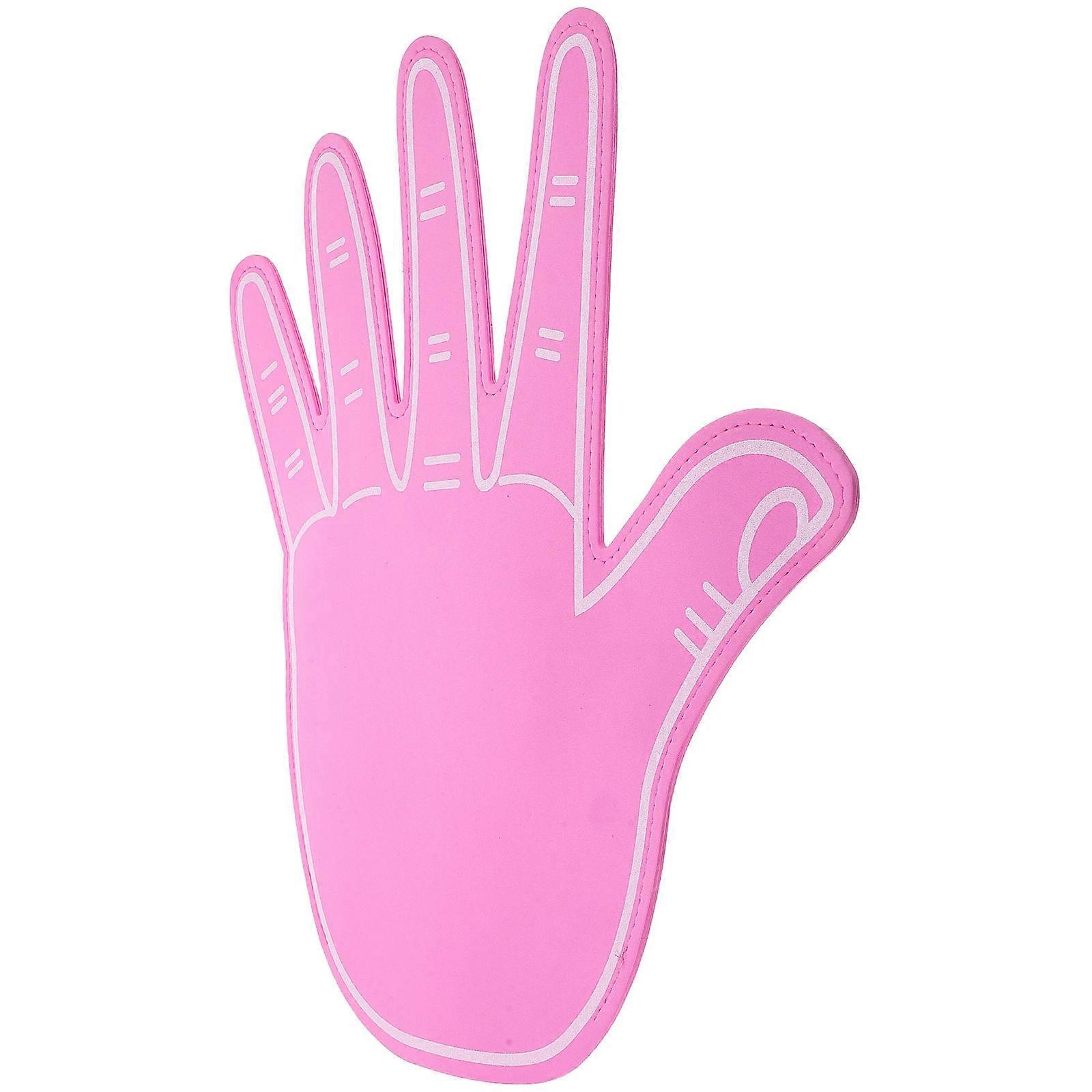 Pink Giant Foam Hand with Separated Fingers for Cheering Made from EVA Foam Lightweight and Durable 10 inches
