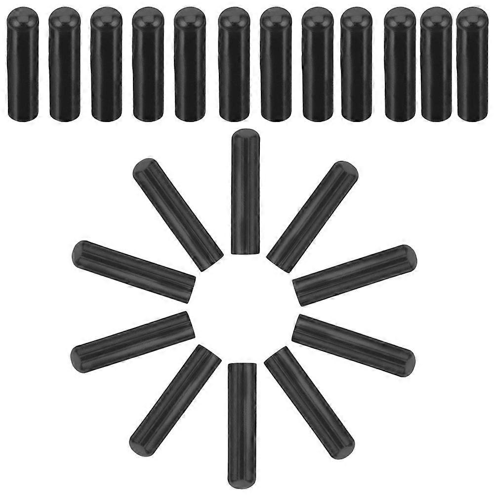 50Pcs Replacement Shoelace Ends Made Of Durable Copper For Commerce And DIY Use Black Cord End Caps