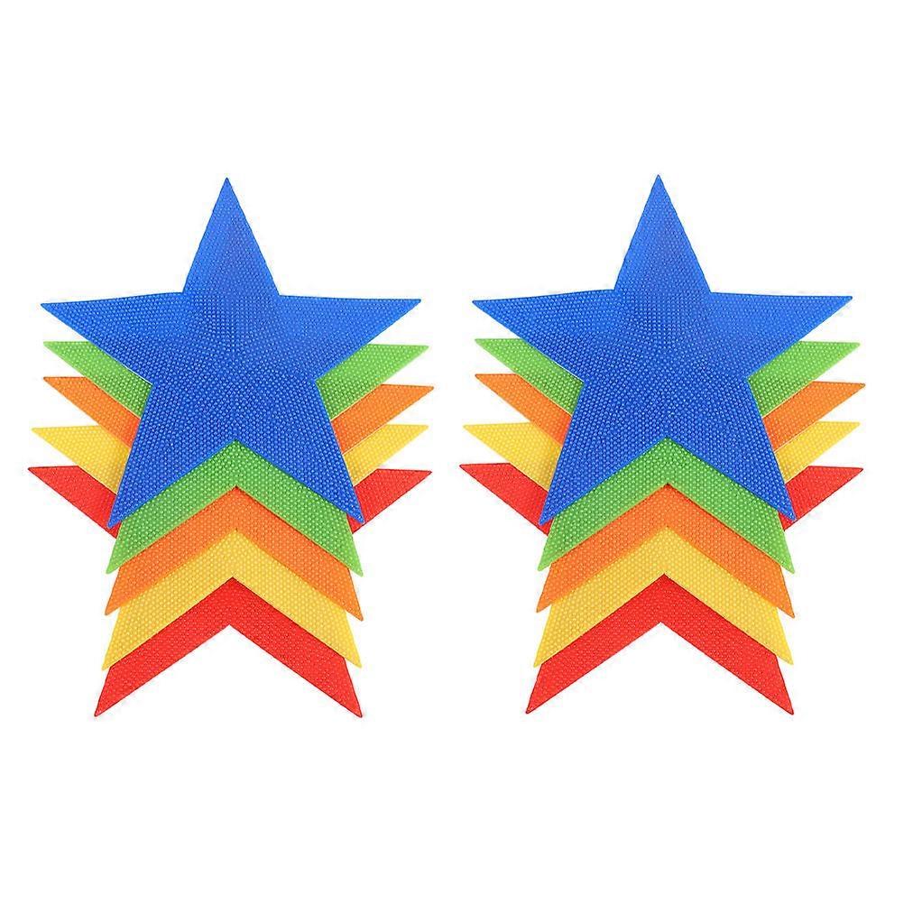 10Pcs Spot Marker for Agility Training PVC Assorted