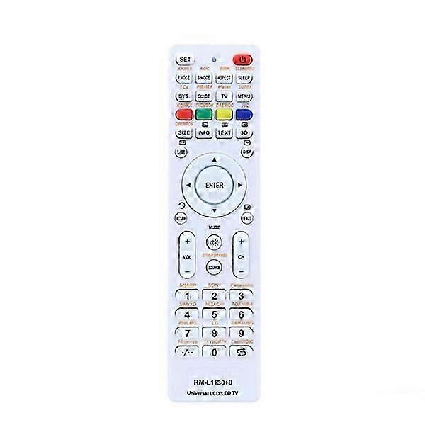 Universal replacement remote control RM-L1130+8 for all brands