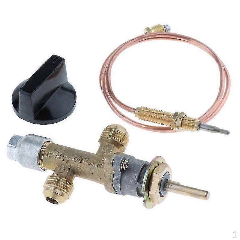 Gas Furnace Fire Heater Control Valve W/ Thermocouple & Knob
