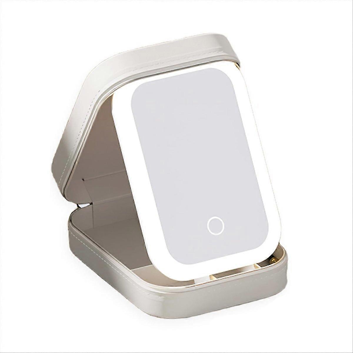 LED Three-Color Adjustable Makeup Mirror Adjustable Makeup Mirror, B