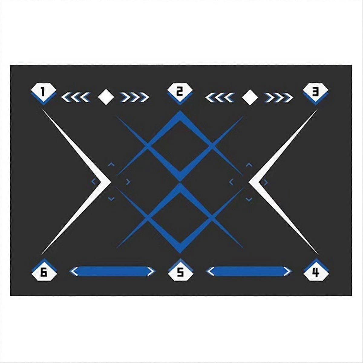 Gray Football Training Mat Non-slip Foldable Ball Training Mat