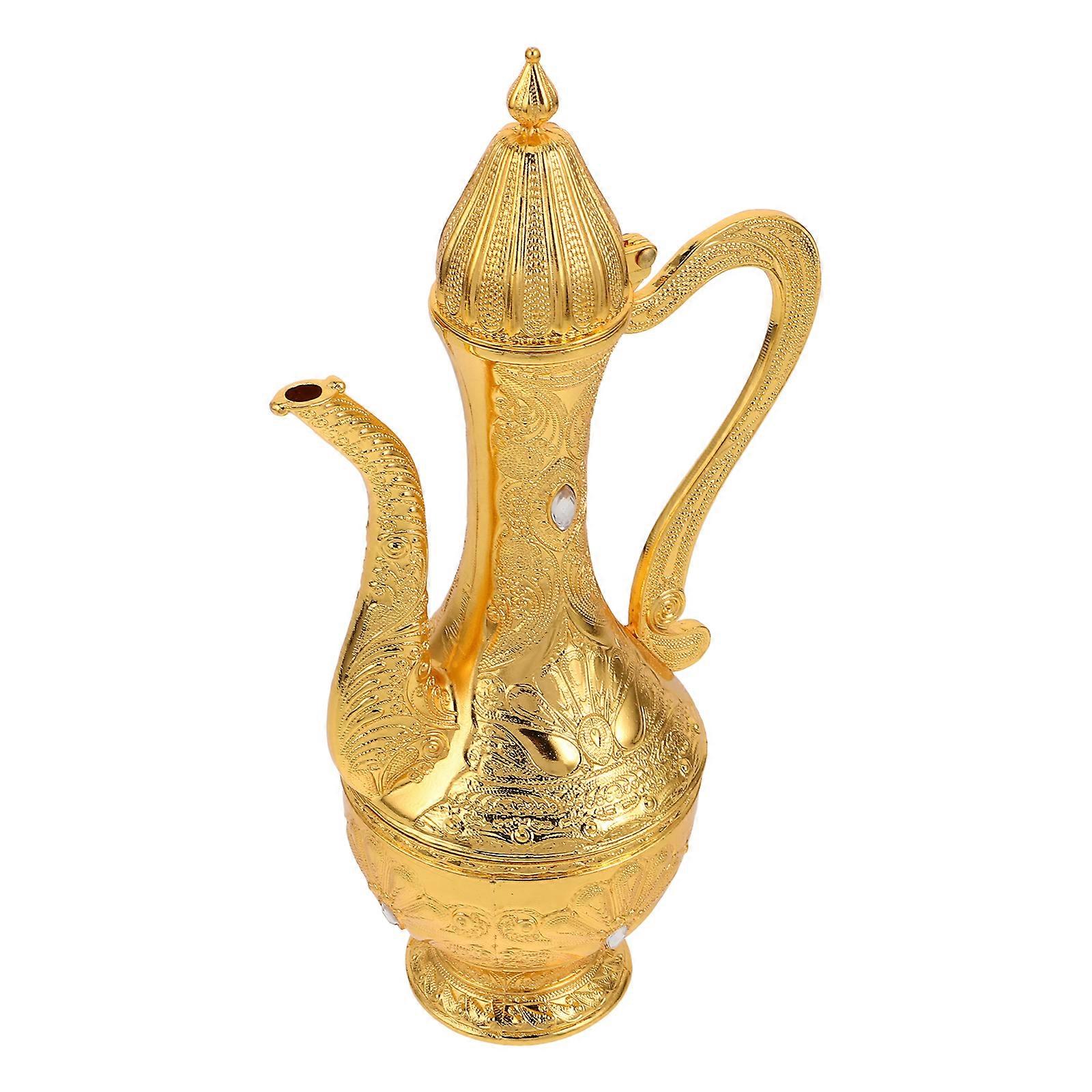 Retro Wine Kettle for Storage Use with Vintage Alloy Material