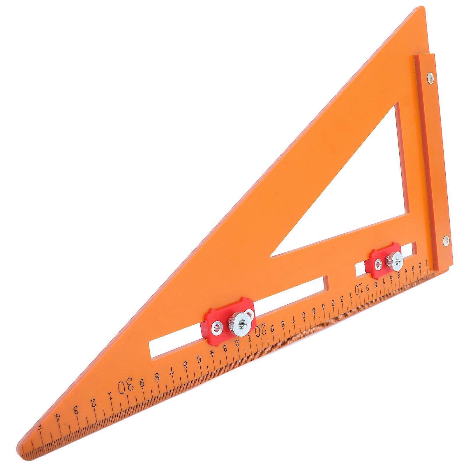Positioning Ruler For Woodworking Woodworking Ruler Carpenter Tool Right Angle Fixing Lightweight Compact 1Set